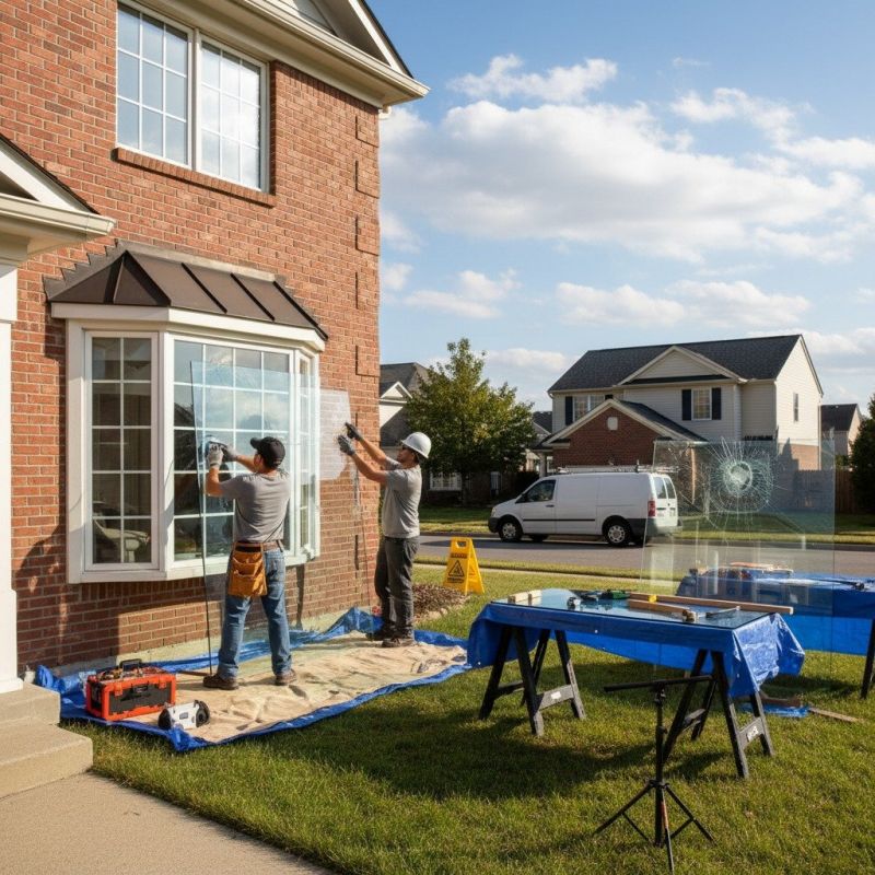 Brick Window Installation