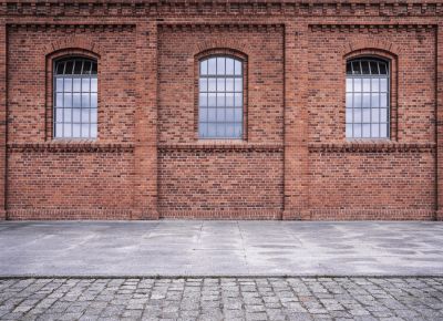 Multiple Brick Windows on Facade